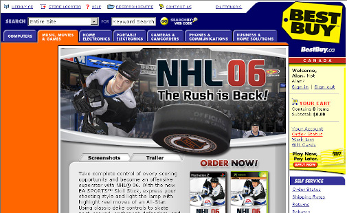 NHL 06 Best Buy